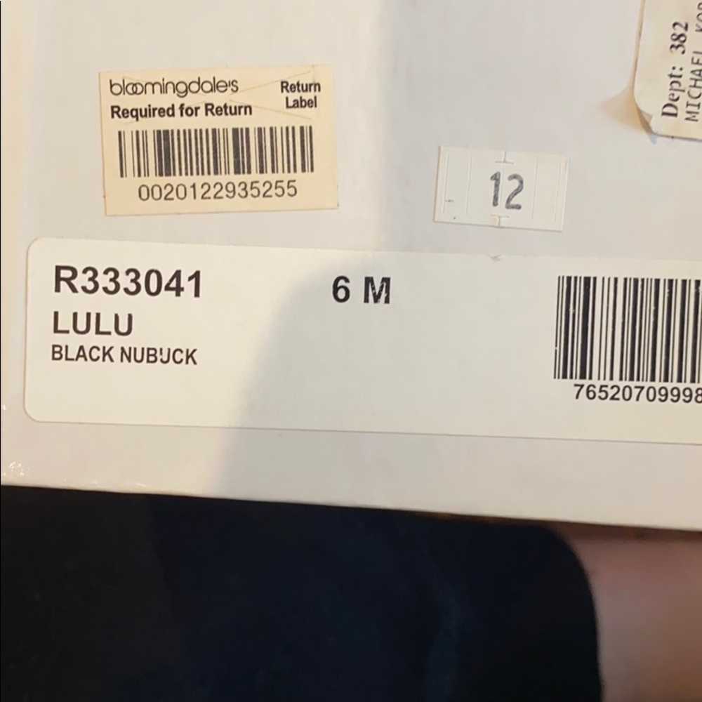 Michael Kors Black Lulu Nubuck Wedges - Picture 5 of 5